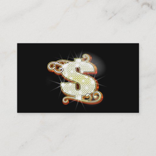 Bling Money Visitekaartjes (Voorkant)