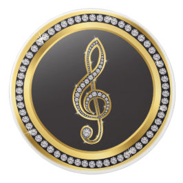Bling Music Note Cabinet Knobs Keramische Knop
