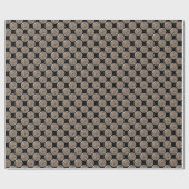 Bling op de Knight Chic Diamond Glossy Cadeaupapier (Vlak)