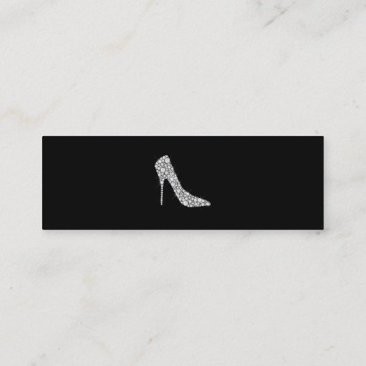 Bling Parfum Fles Mini Visitekaartje (Achterkant)