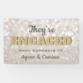 Bling! Perfect Engagement party banner (Horizontaal)