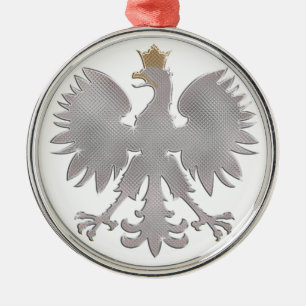 Bling Poland Eagle Ornament