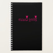 Bling Queen Reverse Pink Paparazzi Live Mirror Planner (Voorkant)