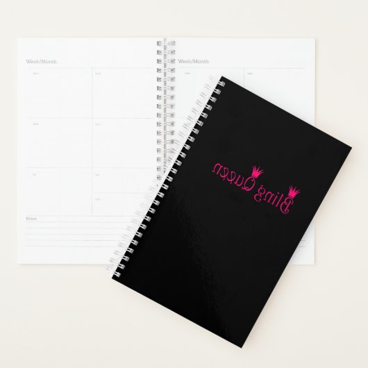 Bling Queen Reverse Pink Paparazzi Live Mirror Planner (Display)