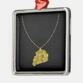 Bling Small Metalen Ornament (Links)