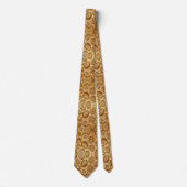 Bling & Sparkle | Kameel + Goud Geode Nekdas Stropdas (Voorkant)
