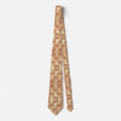 Bling & Sparkle | Luxueux collier cravate géode or (Devant)