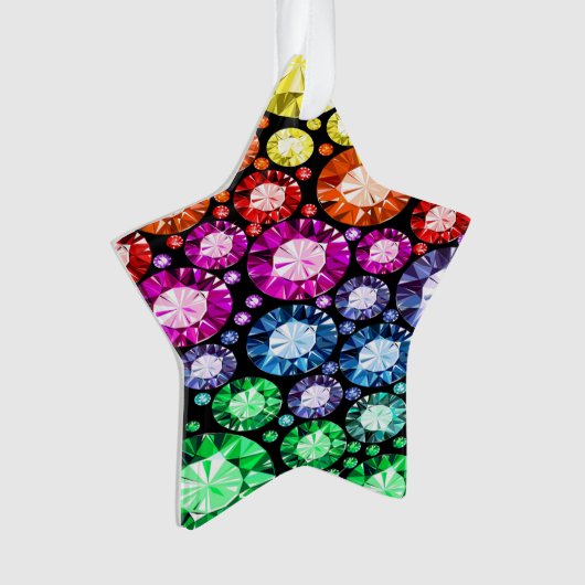 Bling Star-Ornament Ornament (voorkant)