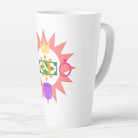 Bling Stuff Latte Mok (Rechterhoek)