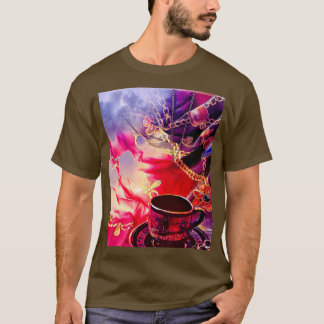 Bling tea cup t-shirt