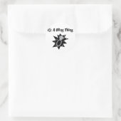 Bling Thing Ronde Sticker (Tas)