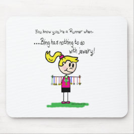 Bling van de Runner Muismat