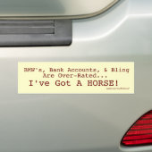 Bling Vs. Horse Sticker (Op auto)