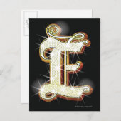 Blingalfabet E Briefkaart (Voorkant / Achterkant)