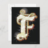 Blingalfabet F Briefkaart (Voorkant / Achterkant)