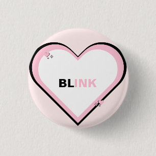 Blink Cute Kpop Teen esthetisch Ronde Button 3,2 Cm