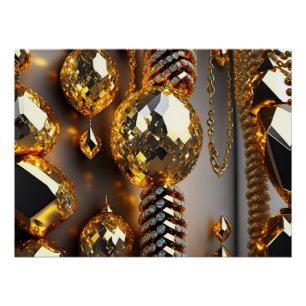 Blink! Mooie chaos-juwelen in goud Perfect Poster