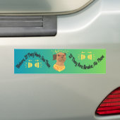 Blinkers werken ze gebruiken om ze te repareren ri bumpersticker (Op auto)