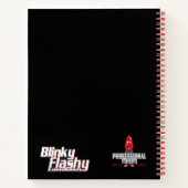 Blinky Flashy NOTEBOOK Notitieboek (Achterkant)