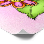 Bliss Aquarelle Doodle Poster (Coin)