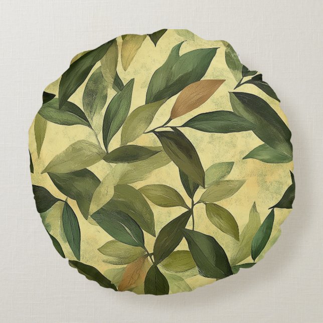 Bliss Botanique Coussin Rond (Dos)