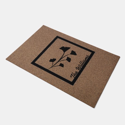 Bliss botaniques : Tapis de portes de conception P (Incliné)