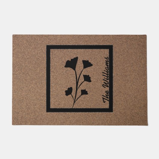 Bliss botaniques : Tapis de portes de conception P (Devant)