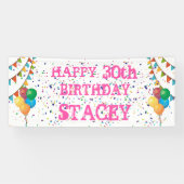 Bliss d'anniversaire : Bannière personnalisable po (Horizontal)