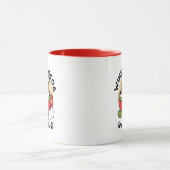 Bliss de cacao d'hiver - Chien mignon en mode Mug (Centre)