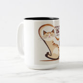 Bliss de chat Mug de café (Devant gauche)