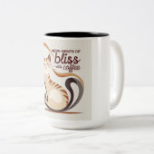 Bliss de chat Mug de café (Devant droit)