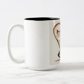 Bliss de chat Mug de café (Gauche)
