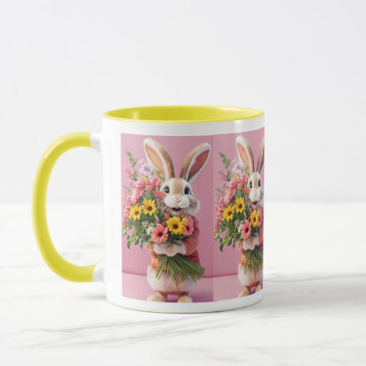 Bliss de la Coupe de lapin : Mug de café de lapin (Gauche)
