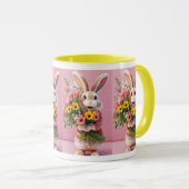 Bliss de la Coupe de lapin : Mug de café de lapin (Devant droit)
