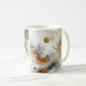 Bliss du matin en pastel : Mug de café à éclabouss (Devant droit)