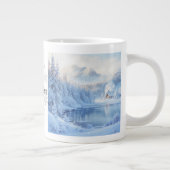 Bliss Jumbo Mug - Paysage de neige .... (Droite)