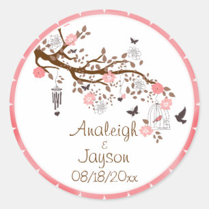 Bliss Mariage Enveloppe Seals ou Stickers Favorise