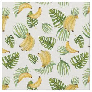 Bliss tropicaux : Bananes et tissu Plante exotique