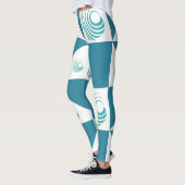 Bliss Turquoise : Leggings Harmony Blanc (Gauche)