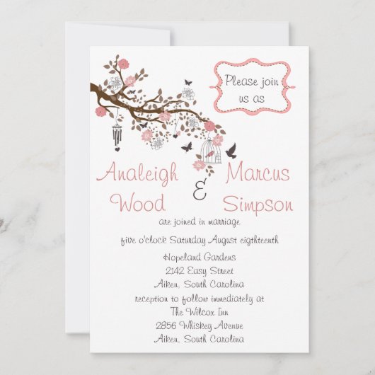 Bliss Wedding Invitations (Devant)