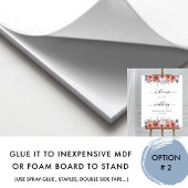 Blissant Floral Blush Blue Mariage Affiche de bien