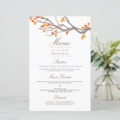 Blisser Branches Menu Mariage Dîner (Debout devant)