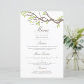 Blisser Branches Menu Mariage Dîner (Debout devant)
