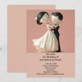 Blisser faire-part de mariage d'amour (Devant / Derrière)
