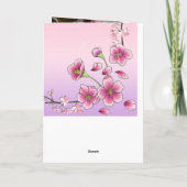 Blissful Blossom Whimsical Wedding personaliseren Kaart (Achterkant)