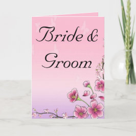 Blissful Blossom Whimsical Wedding personaliseren Kaart