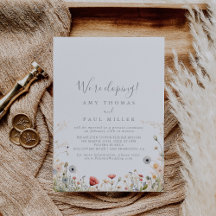 Blissful Boho Wildflower Elopement Receptie