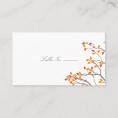 Blissful Branches Gast Tafel Escort Kaarten Plaatskaartje (Voorkant)