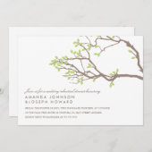 Blissful Branches Rehearsal Dinner Kaart (Voorkant / Achterkant)