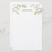 Blissful Branches Stationery Briefpapier (Voorkant / Achterkant)